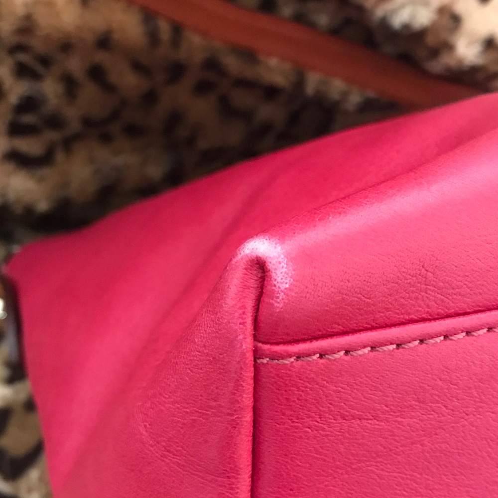 Dooney and Bourke Fuchsia Satchel - Picture 3 of 8
